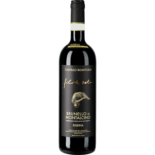 Castello Romitorio, Brunello di Montalcino, Filo di Seta Riserva, Tuscany, Italy