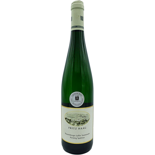 Fritz Haag, Brauneberger Juffer Sonnenuhr Riesling Spatlese Auktion Nr14, Mosel, Mosel, Germany