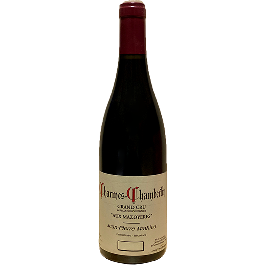 Jean-Pierre Mathieu, Charmes-Chambertin Grand Cru, Les Mazoyeres, Burgundy, France