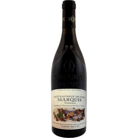 Patrick Lesec, Chateauneuf-du-Pape, Marquis Tonneaux, Rhone, France