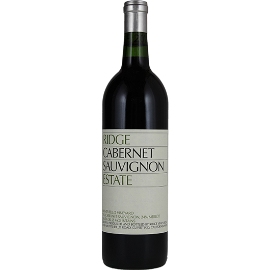Ridge, Estate Cabernet Sauvignon, Santa Cruz Mountains, California, United States