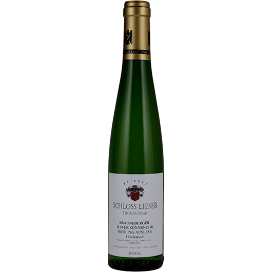 Schloss Lieser, Brauneberger Juffer Sonnenuhr Riesling Auslese Goldkapsel, Mosel, Mosel, Germany