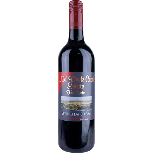 Wild Duck Creek Estate, Springflat Shiraz, Heathcote, Victoria, Australia